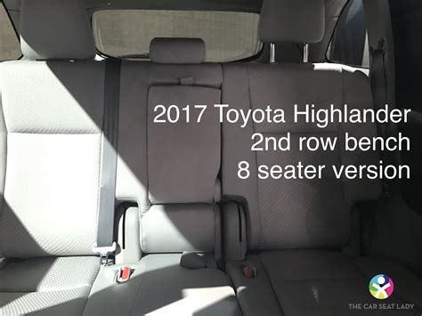 9 . . Toyota highlander 2nd row seat removal